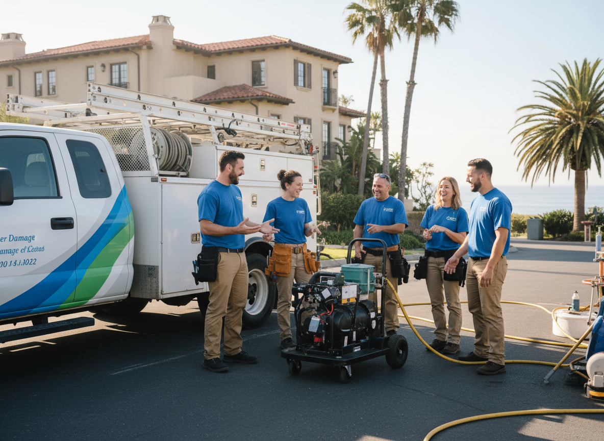 The Water Damage Restoration La Jolla team