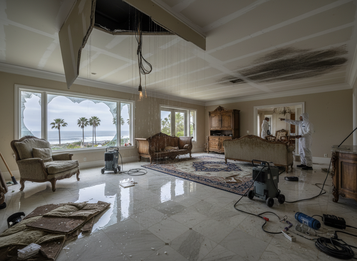 Factors That Affect Water Damage Restoration Costs in La Jolla