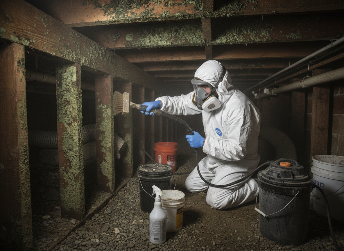 Crawl Space Mold Removal in La Jolla, CA