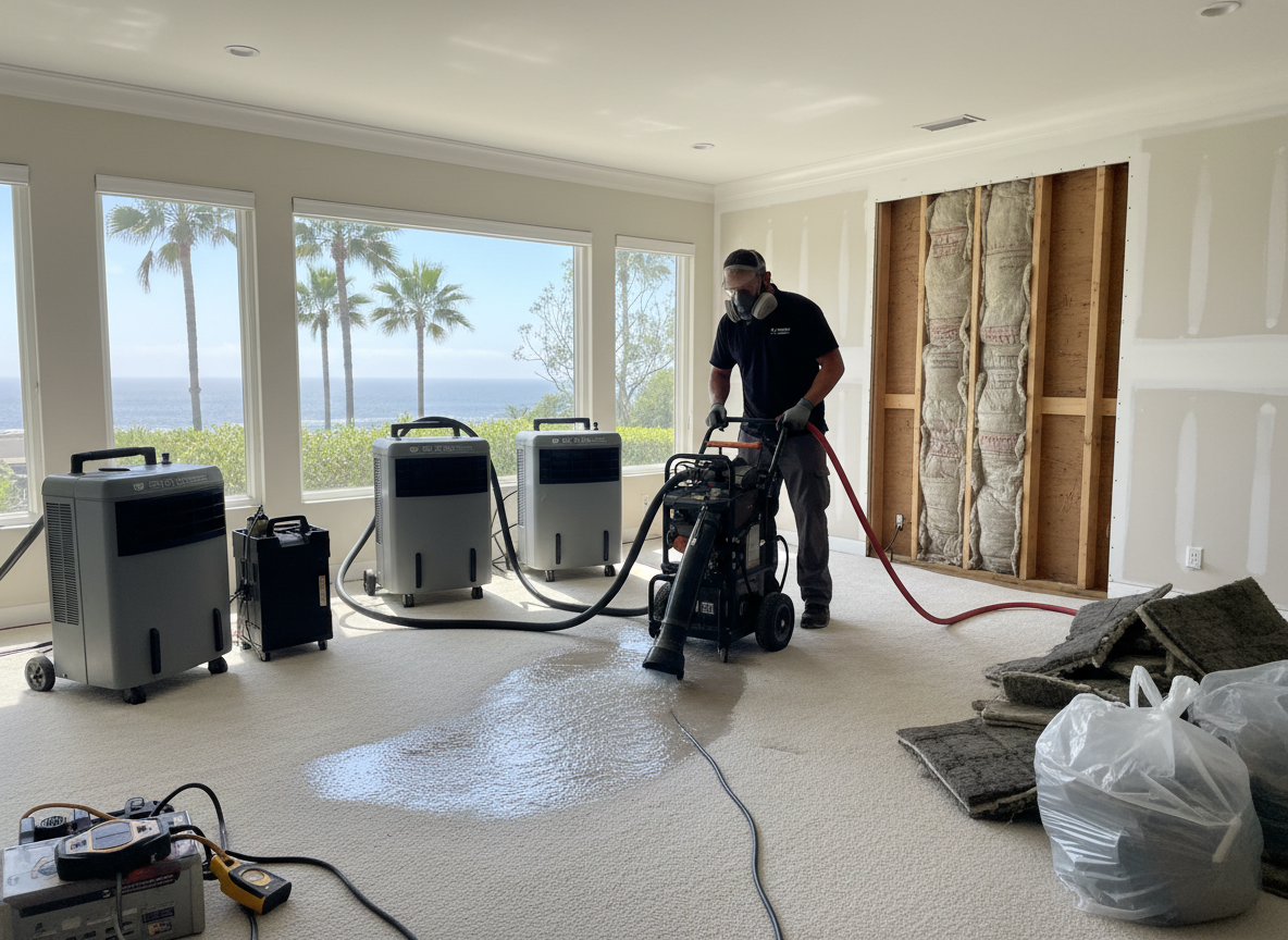 Water Leak Restoration in La Jolla, CA